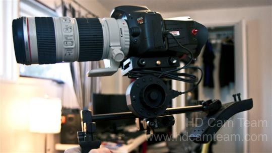 Okii USB Focus Controller mounted on Rig
