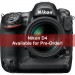 Nikon D4 - Available for Pre-Order